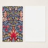 William Morris Snakeshead Floral Art Nouveau (Devant & derrière)