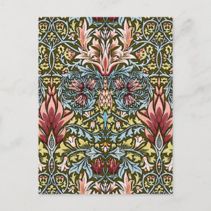 William Morris Snakeshead Floral Pattern Briefkaart