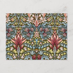 William Morris Snakeshead Floral Pattern Briefkaart