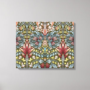 William Morris Snakeshead Floral Pattern Canvas Afdruk