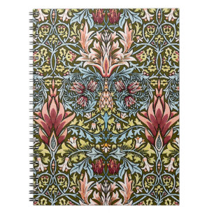 William Morris Snakeshead Floral Pattern Notitieboek