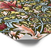 William Morris Snakeshead Floral Pattern Poster (Hoek)