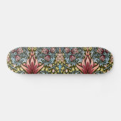 William Morris Snakeshead Floral Pattern Skateboard (Horizontaal)