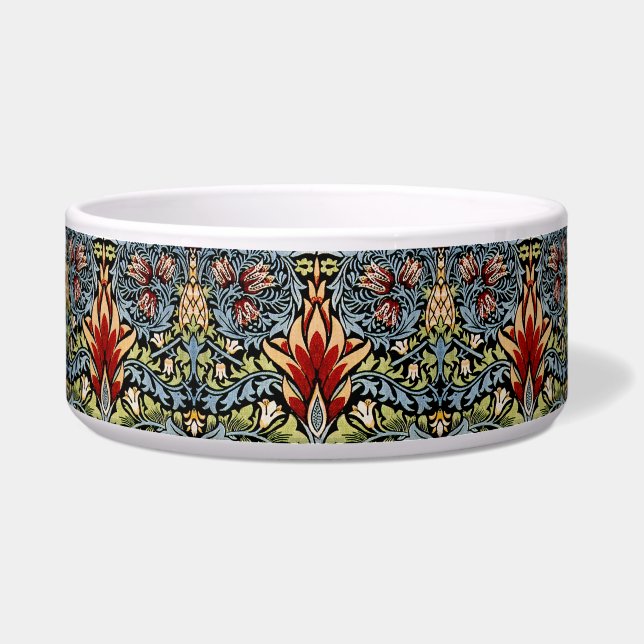William Morris Snakeshead Floral Pattern Voerbakje (Voorkant)