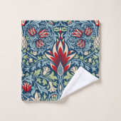 William Morris Snakeshead Fritillary Floral Design Bad Handdoek (Wasdoekje)