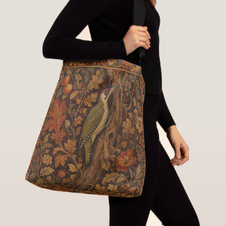 William Morris Specht Prestigieus Patroon Crossbody Tas