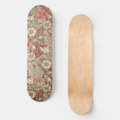 William Morris Spring Compton Bloem Rood Skateboard (Voorkant)