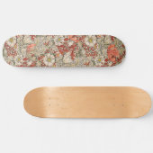 William Morris Spring Compton Bloem Rood Skateboard (Horizontaal)