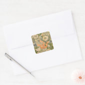 William Morris Spring Compton Flower Festival Vierkante Sticker (Envelop)
