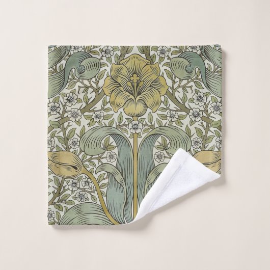 William Morris Spring Motif classique épais (Gant de toilette)