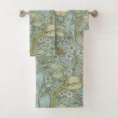 William Morris Spring Thicket: Antiek Bloemen Bad Handdoek (Insitu)