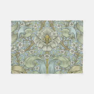 William Morris Spring Thicket: Antiek Bloemen Fleece Deken