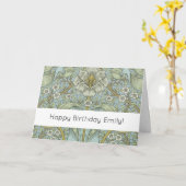 William Morris Spring Thicket: Antiek Bloemen Kaart (Gele Bloem)