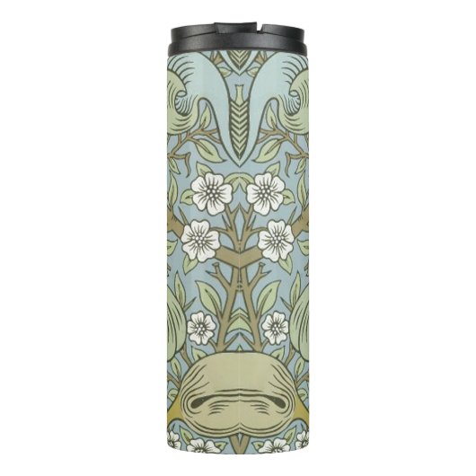 William Morris Spring Thicket: Antiek Bloemen Thermosbeker (Achterkant)