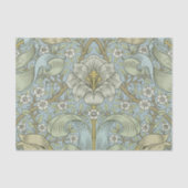 William Morris Spring Thicket: Antiek Bloemen Tissuepapier (Voorkant)