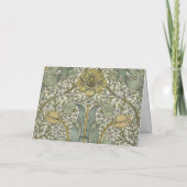 William Morris Spring Thicket Classic Pattern Bedankkaart (Achterkant)