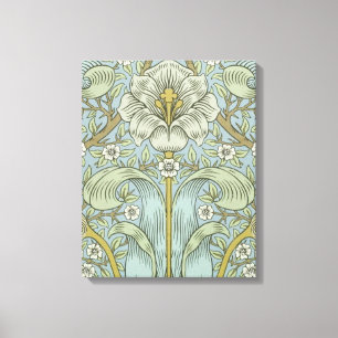 William Morris Spring Thicket Classic Pattern Canvas Afdruk