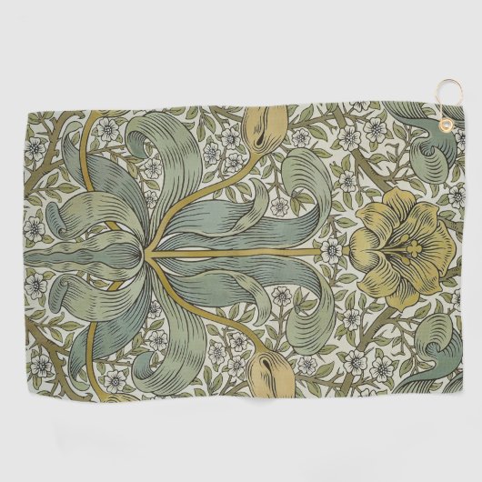 William Morris Spring Thicket Classic Pattern Golfhanddoek (Horizontaal)