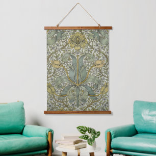 William Morris Spring Thicket Classic Pattern Hangend Wandkleed
