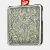 William Morris Spring Thicket Classic Pattern Metalen Ornament (Links)