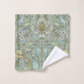 William Morris Spring Thicket : Floral antique (Gant de toilette)