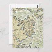William Morris St James Acanthus Wallpaper Briefkaart (Voorkant / Achterkant)