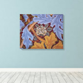William Morris St James Acanthus Wallpaper Canvas Afdruk (Insitu (Houten vloer))