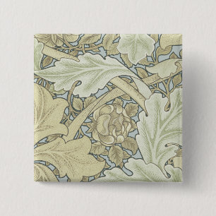 William Morris St James Acanthus Wallpaper Vierkante Button 5,1 Cm