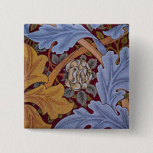 William Morris St James Acanthus Wallpaper Vierkante Button 5,1 Cm