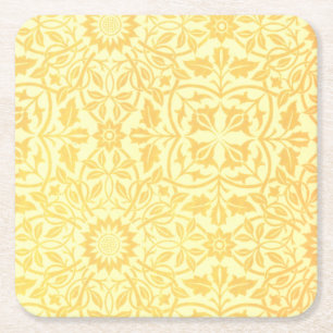 William Morris St. James Place Ceiling Paper Vierkante Kartonnen Onderzetter