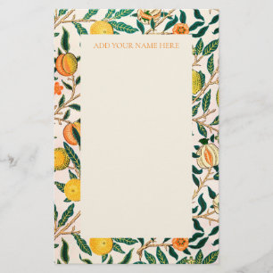 WILLIAM MORRIS STATIONERY "POMEGRANATE" PATROON BRIEFPAPIER