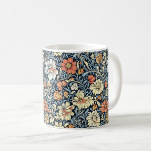 William Morris stijl bloemmotief met acanthus Koffiemok