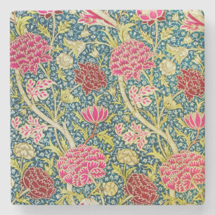 William Morris Stone Onderzetter, Antiek Cray Desi Stenen Onderzetter