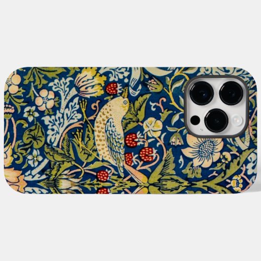 William Morris Strawberry dief vogel Case-Mate iPhone Case (Achterkant (horizontaal))