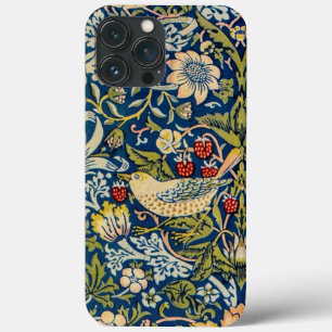 William Morris Strawberry dief vogel iPhone 13 Pro Max Hoesje