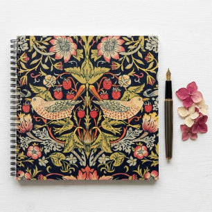 William Morris Strawberry Thief Artistic Notitieboek
