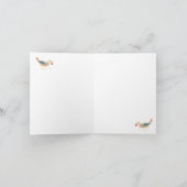 William Morris Strawberry Thief Birthday Kaart (Binnen)