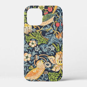 William Morris Strawberry Thief Bloemmotief iPhone 12 Mini Hoesje