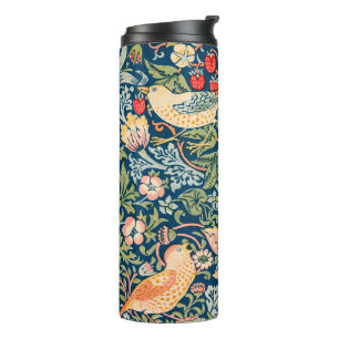 William Morris Strawberry Thief Bloemmotief Thermosbeker