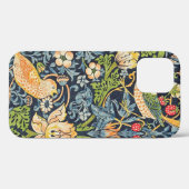 William Morris Strawberry Thief Bloempatroon Case-Mate iPhone Case (Achterkant (horizontaal))