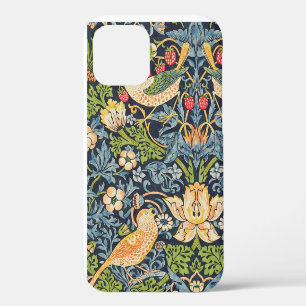 William Morris Strawberry Thief bloempatroon iPhone 12 Hoesje