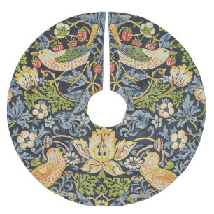 William Morris - Strawberry Thief Bloempatroon Kerstboom Rok
