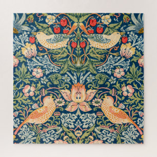 William Morris Strawberry Thief Bloempatroon Legpuzzel