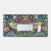 William Morris - Strawberry Thief Bureaumat (Keyboard & Muis)