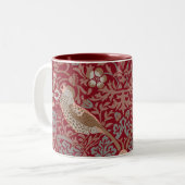 William Morris Strawberry Thief Café Mug (Devant gauche)