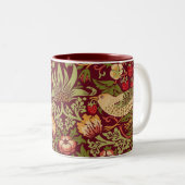 William Morris Strawberry Thief Café Mug (Devant droit)