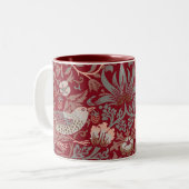 William Morris Strawberry Thief Café Mug (Devant gauche)