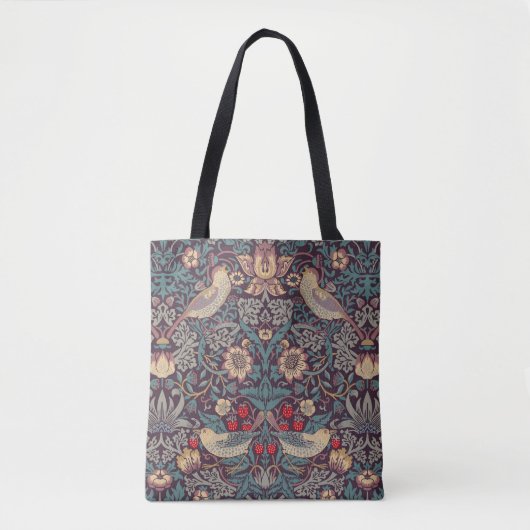 William Morris Strawberry Thief Canvas tas (Voorkant)