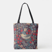 William Morris Strawberry Thief Canvas tas (Achterkant)