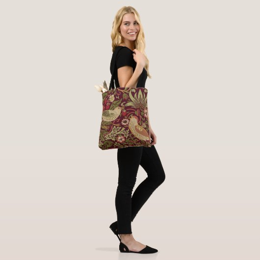 William Morris Strawberry Thief Canvas tas (Op model)